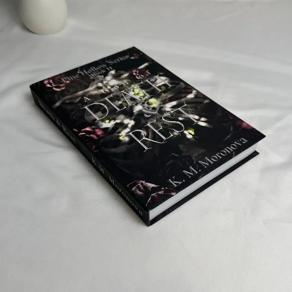 A God of Death & Rest K.M. Moronova OOP Hardcover Pine Hollow #2 Romantasy